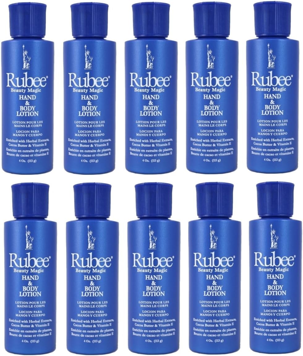 Rubee Hand & Body Lotion 4 oz. (Pack of 10)