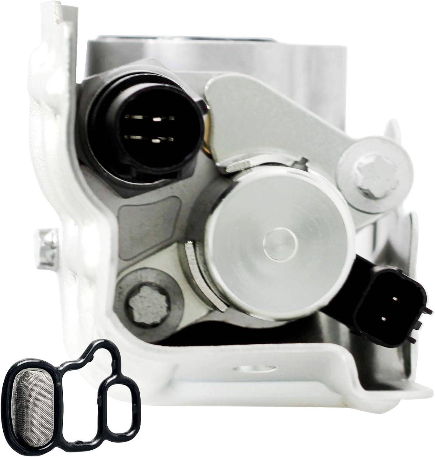 BOXI Engine Variable Valve Timing (VVT) VTEC Solenoid Assembly with Timing Oil Pressure Switch For Honda Accord 2.4L Civic 2.0L CR-V for Honda Element for Acura RSX 15810RAAA03 15810-RAA-A01 917-224