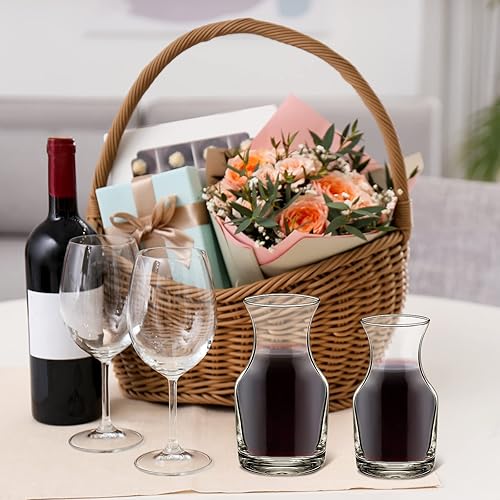 Miniatura 5 de Jarra de vino de una sola porción, mini decantador individual de vino, jarra pequeña para cenas, catas, bares, restaurantes, 6.5 onzas, 7.7 onzas