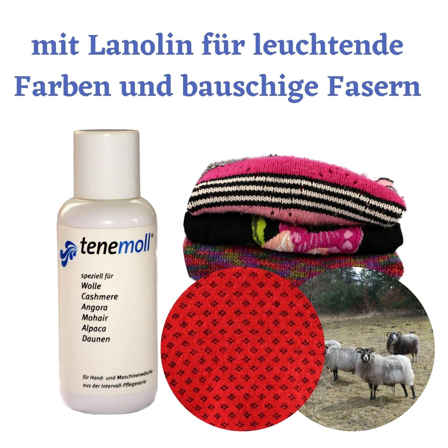 Spezialwaschmittel für Wolle, Cashmere & Alpaka