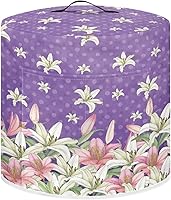 Vista 92 de Cubierta abstracta para freidora de aire con estampado de corazón, cubierta de olla a presión de 3 cuartos de galón, cubierta antipolvo para olla a