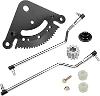 Vista 8 de HQPASFY Kit de reconstrucción de engranajes de piñón para sector de dirección compatible con tractores de césped John Deere Serie D Reemplaza#