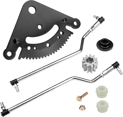 Miniatura 8 de HQPASFY Kit de reconstrucción de piñón para el sector de dirección de repuesto para tractores de césped John Deere serie D, reemplazos # GX21924BLE,