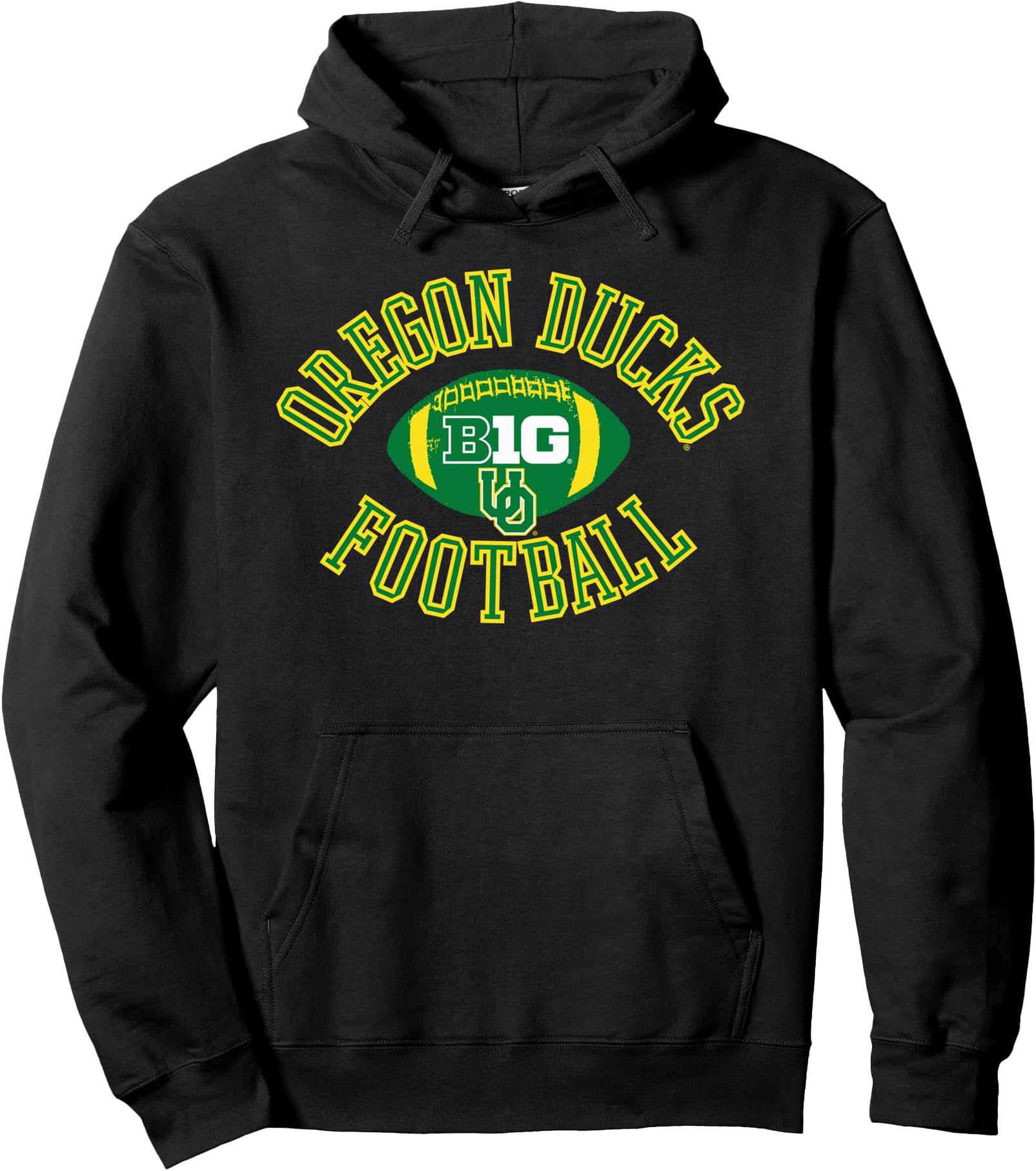 Oregon Ducks Big 10 Football Huddle Officially Licensed Pullover Hoodie