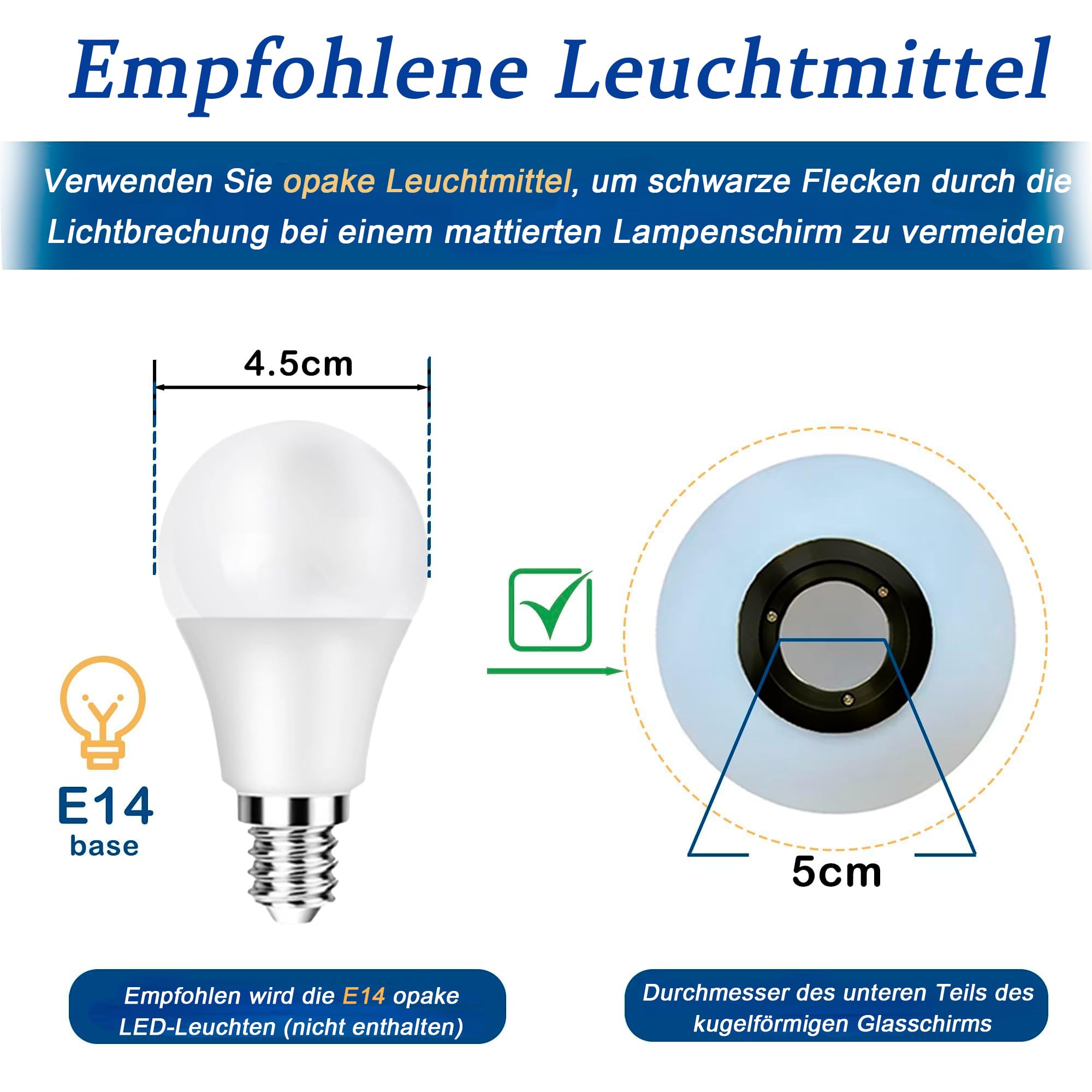 Alighting Tischlampe Schwarz, Opalglas Kugelleuchte Innen | Nachttischlampe Kugel Vintage Tischleuchte für Schlafzimmer , Wohnzimmer, E14