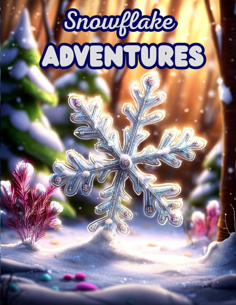 Snowflake Adventures: A Winter Coloring Journey; Where every snowflake begins a magical winter adventure.