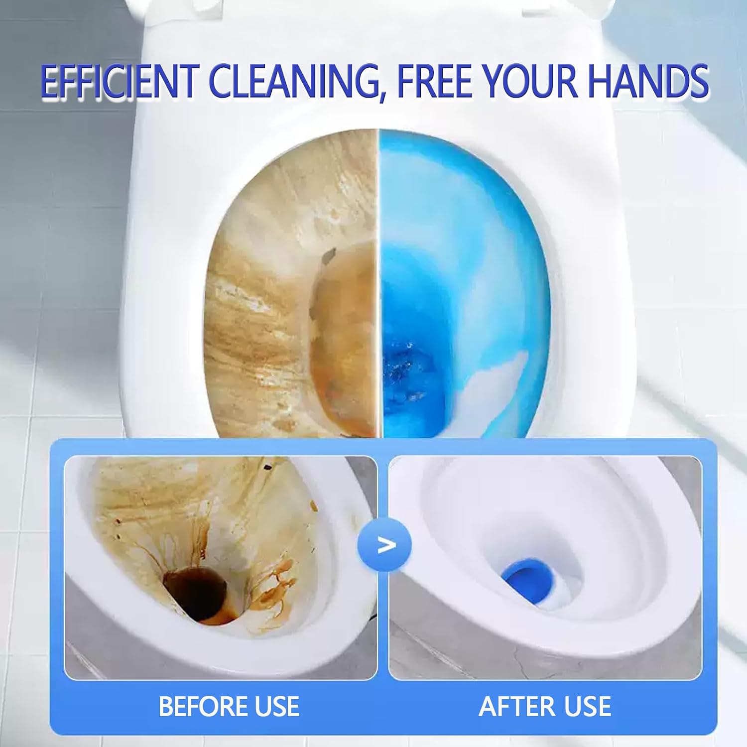 Automatic Toilet Bowl Cleaner,Long Lasting Toilet Cleaner,3-4 Month Lasting Toilet Bowl Cleaner,Powerful Cleaning (2) image 2