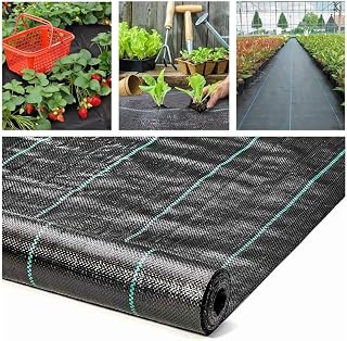 ALTRUISTIC Weed Barrier Landscape Control Fabric (3FTX300FT),Heavy Duty 125gsm Outdoor Ground Cover Garden Weed Block Nonwoven Landscaping Fabric