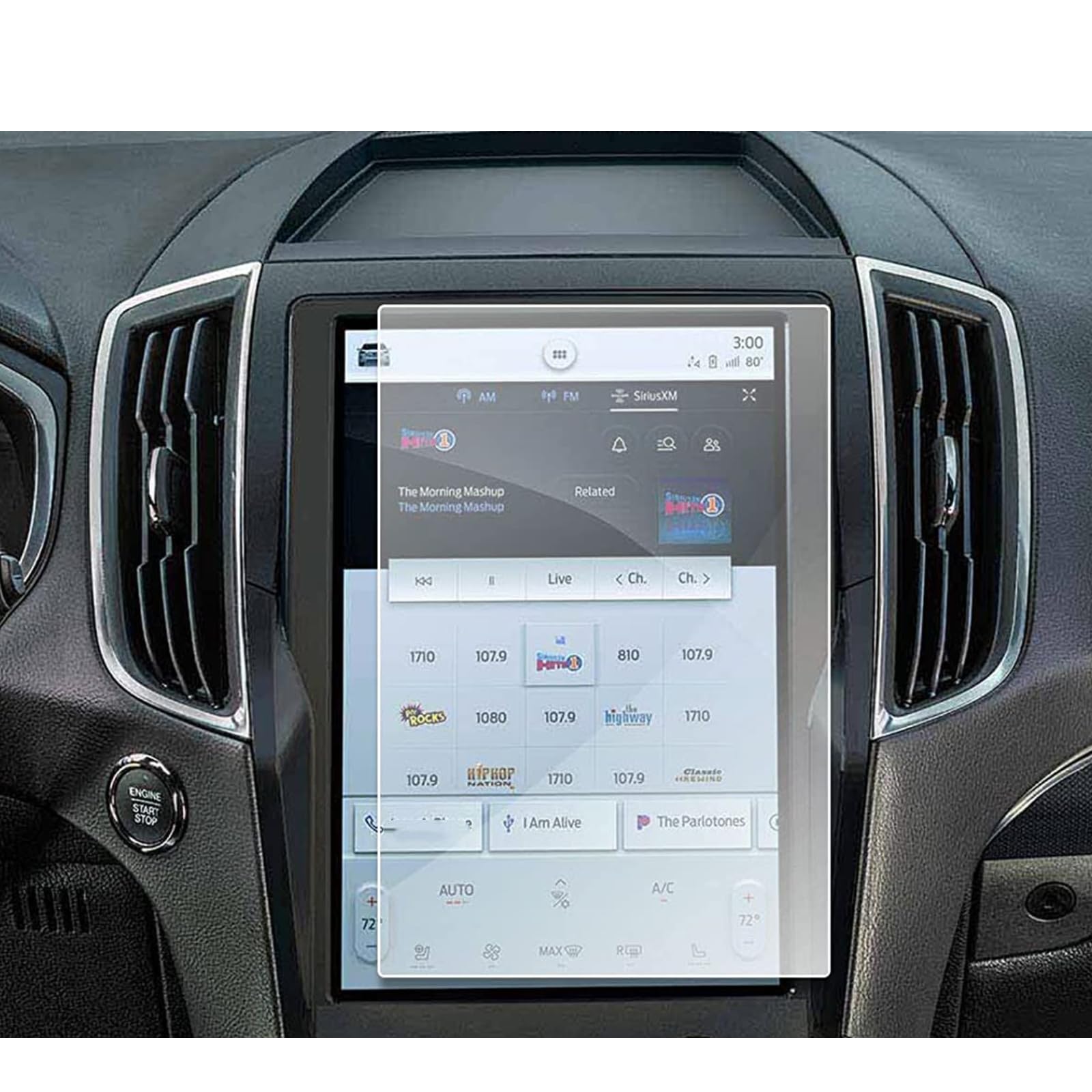 Film de navigation Ford Edge protège écran 12 pouces des chocs - 6