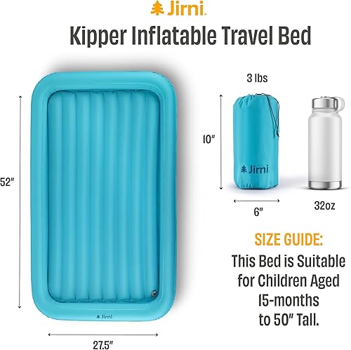 Miniatura 2 de Kipper - Cama de viaje para niños pequeños  Innovador sistema de bomba  Colchón de aire ultraligero y súper duradero para niños  Colchón de aire