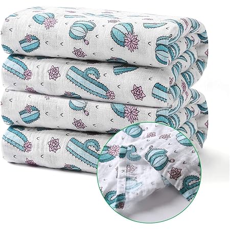 cactus muslin swaddle