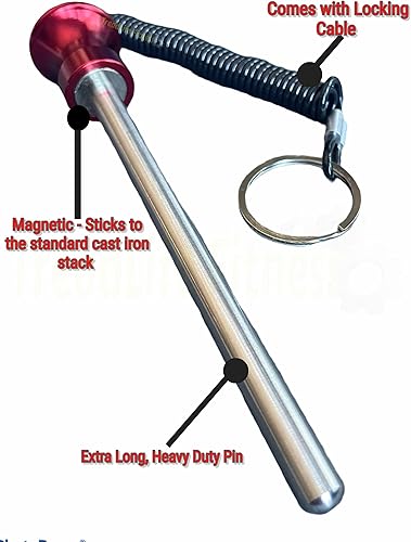 Miniatura 2 de TreadLife Fitness Pasador Universal de Pila de Pesas para Gimnasio Comercial o Gimnasio en Casa  Inserto de Pasador de Servicio Pesado  Acero Grado