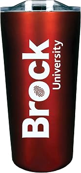 The Fanatic Group Brock University Double Walled Soft Touch Tumbler, Design-1 - Red