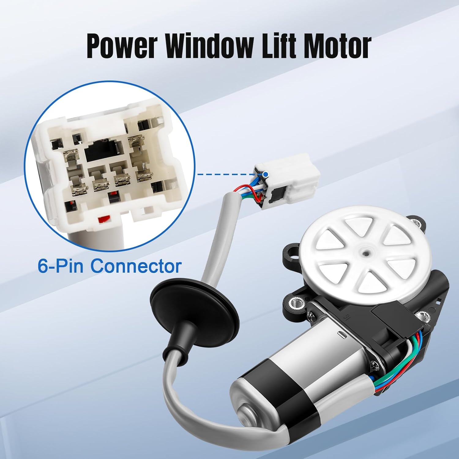 Power Window Lift Motor Front Passenger Side with Anti-Pinch Compatible with Nissan 350Z 2003-2009, Infiniti G35 Coupe 2003 2004 2005 2006 2007 2008 2009, Right 742-512