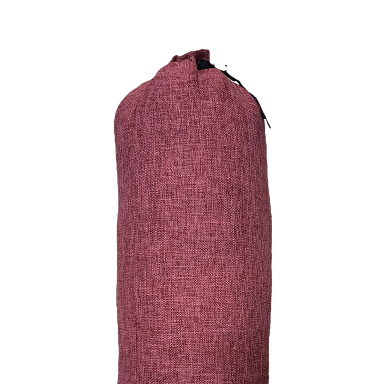 Colaxi Bolster Pillow Cushion for Meditation Support Comfortable Easy to Clean Professional with Carry Handle Pillow, Dark Red