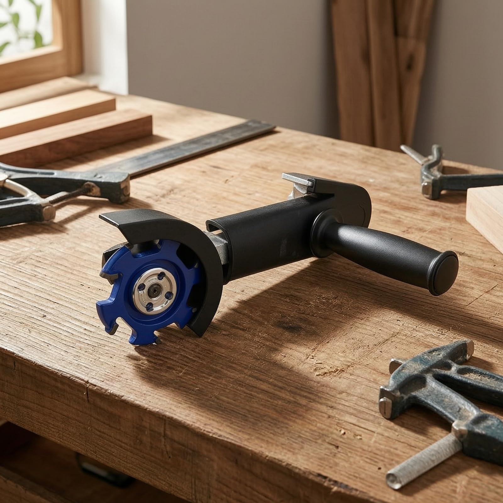 Adaptador Amoladora con Disco Corte Versátil Adaptador Amoladora Multifuncional Herramienta para Taller, M10