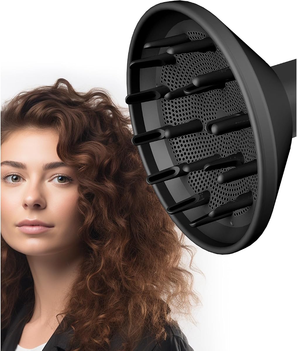 Diffuser Attachment for Shark FlexStyle, Styling Tool for Wavy, Curly, Coily Hair, Enhance Natural Curls Accessories for Flex Style Styler - Not for Blow Dryer