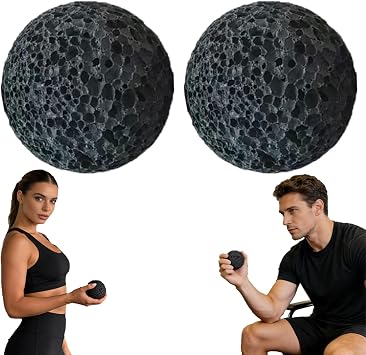 2PCS Callus Ball for Hand, Moon Grip Ball Callus Rock, Skin Conditioning Callus Building Grip Training Fidget, Moon Rock Climbing Grip Trainer, Ball Hand Exerciser, Stress Balls for Adults