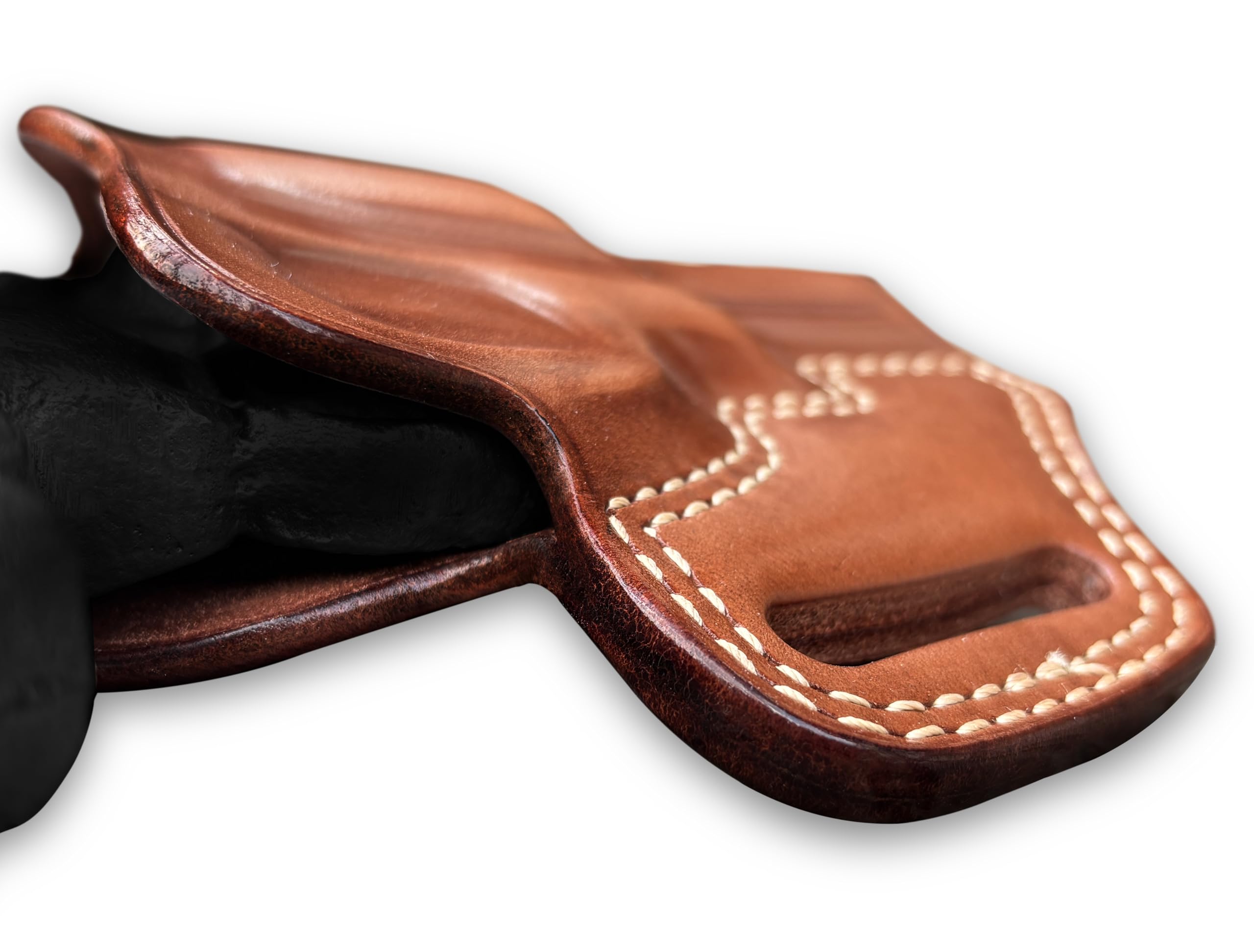 Amazon.com : Masc Premium Leather OWB Pancake Holster Fits