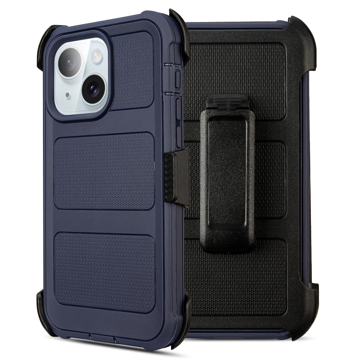 Saiboro for iPhone 13 Belt Clip Case Holster,for iPhone 13 Case with Stand,for iPhone13 Defender Case Anti-Drop,2 Layers of Sturdy for iPhoneCase 13,