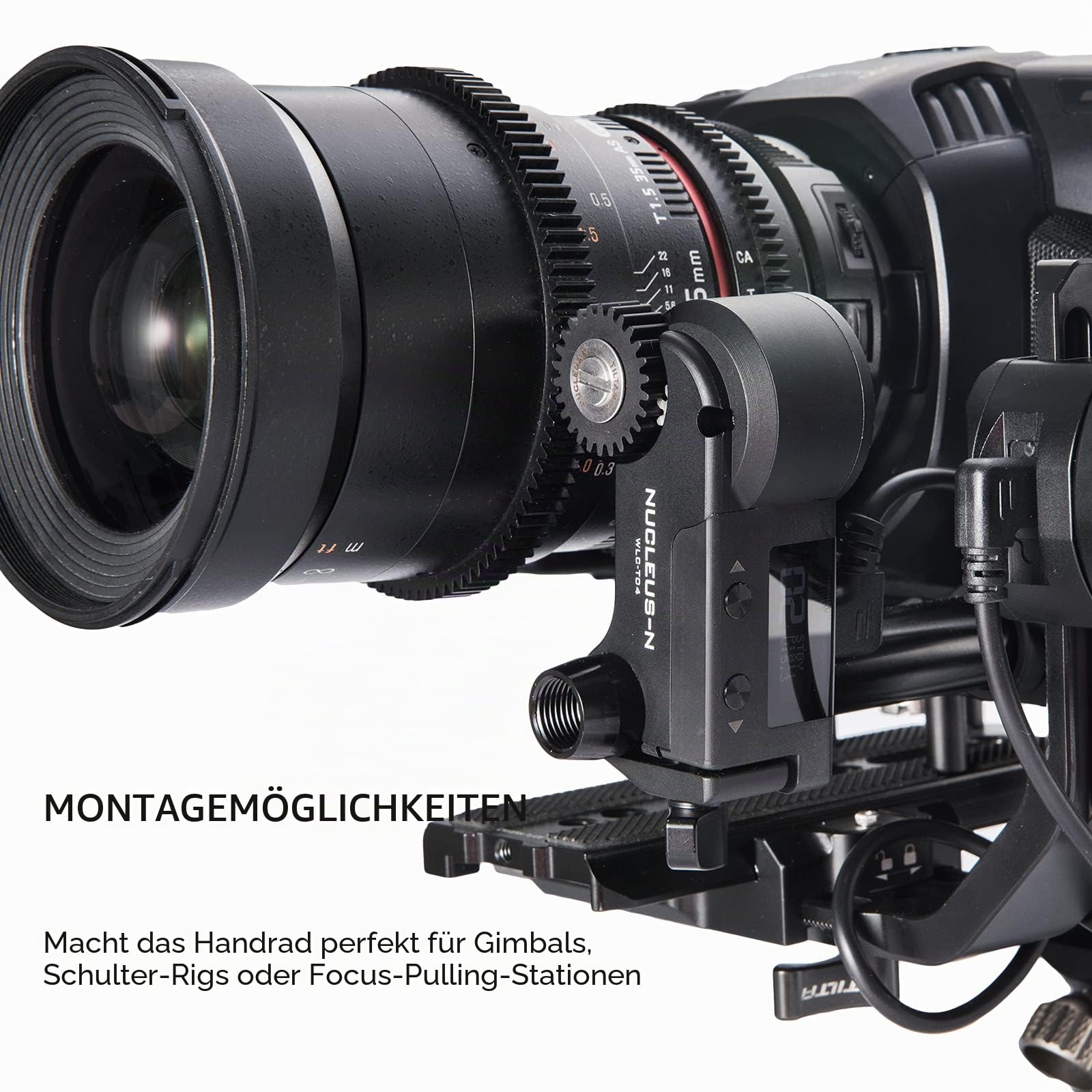 TILTA WLC-T04 Nucleus-Nano Nucleus N Wireless Lens Control System Follow Focus kompatibel Crane 1 2 Plus Ronin S TILTA Camera Cage DSLR Schärfeziehvorrichtung Kabellos Fologe Fokus