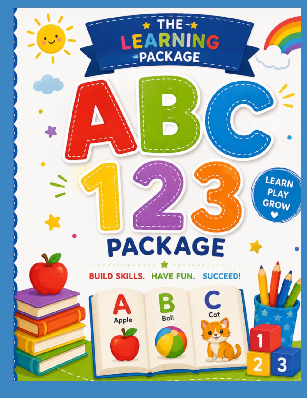 ABC & 123 Learn English-Romanian Learning Workbook for Kids: Learn Letters,Numbers, Production,Drawing & Fun Exercises