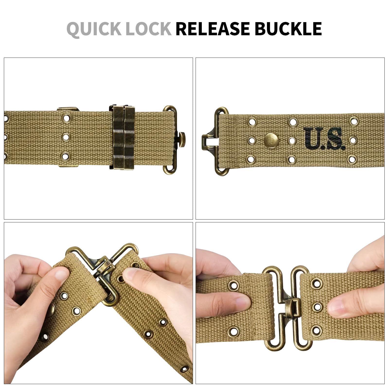 Gould & Goodrich Belt Keeper, Double Snap