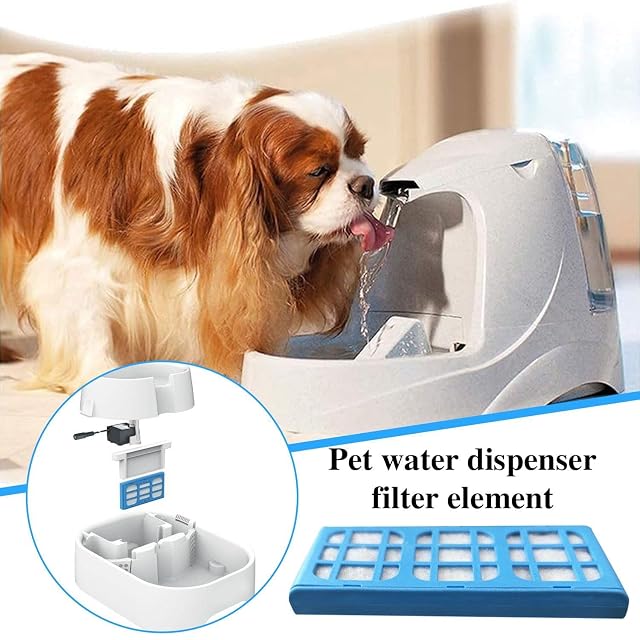 Foto 5 de 6 de CWPFVQA Elemento Filtrante Dispensador De Agua para Mascotas De 12 Piezas