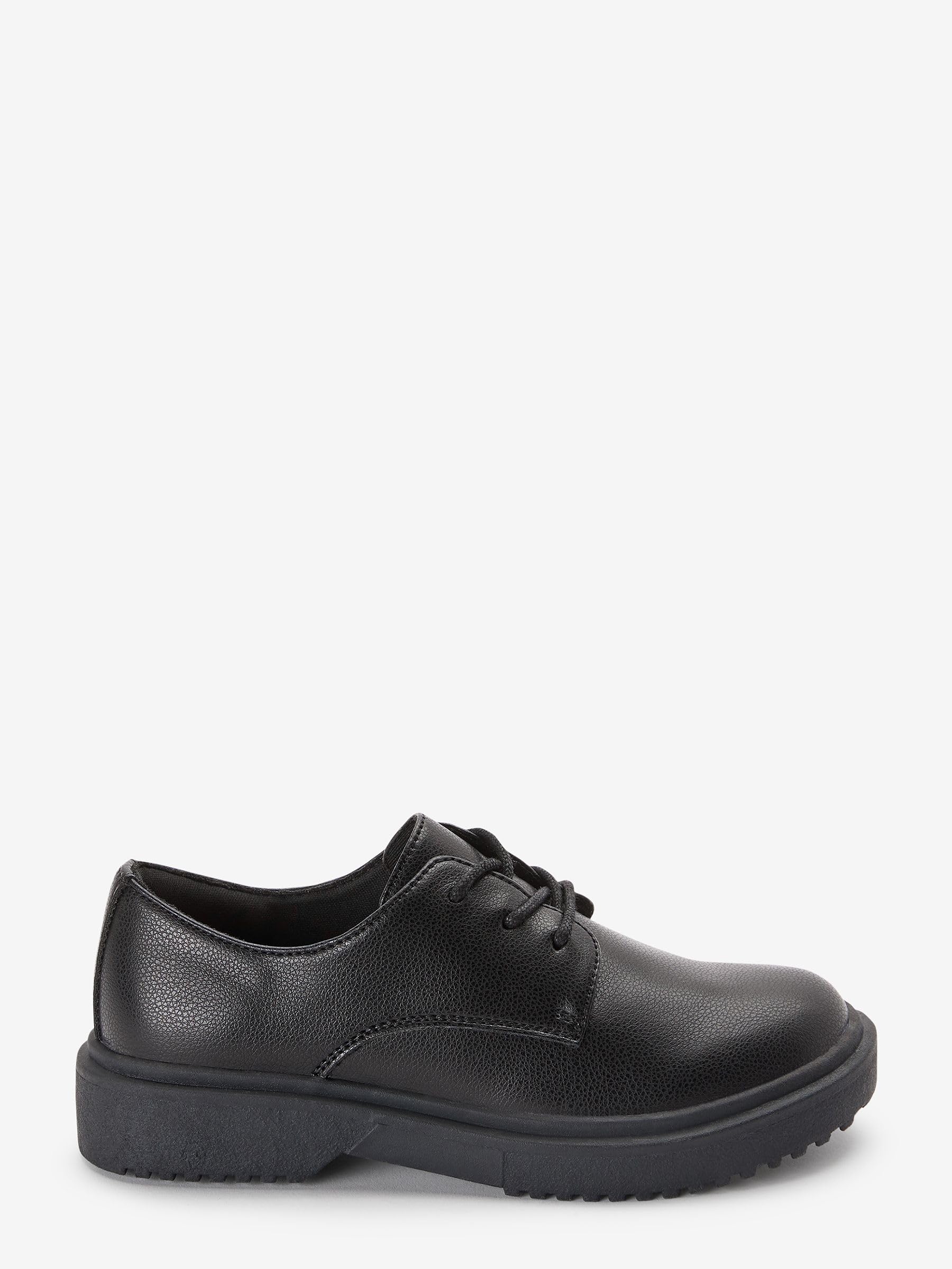 NEXT Ragazza Scarpe Stringate per la Scuola con Suola Spessa