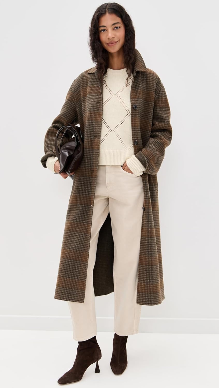 Vince Women's Textured Argyle Sweater - Image 3