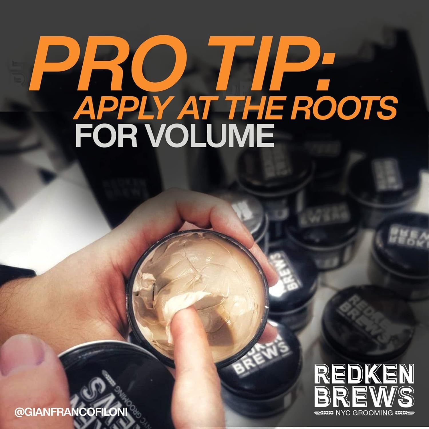 Redken Brews Clay Pomade For Men - Volumizes Fine And Medium Hair With Long-Lasting High Hold and Matte Finish - Image 4