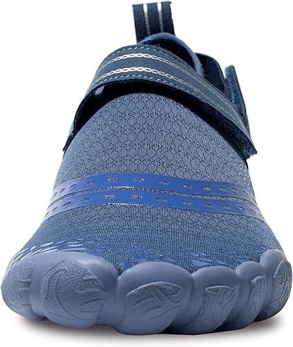 Miniatura 7 de Josaywin Zapatos de agua para hombre, de secado rápido, puntera ancha, calcetines ajustables para natación, playa, río, piscina, surf