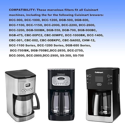 Miniatura 5 de Filtros de agua de carbón de repuesto para máquinas de café Cuisinart, paquete de 6 por Molgoc. (24 unidades (paquete de 1))