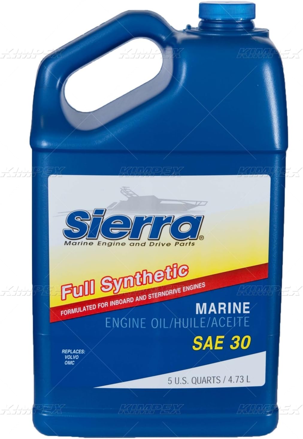 Sierra International 18-9410-4 SAE 30 Full Synthetic Marine Engine Oil