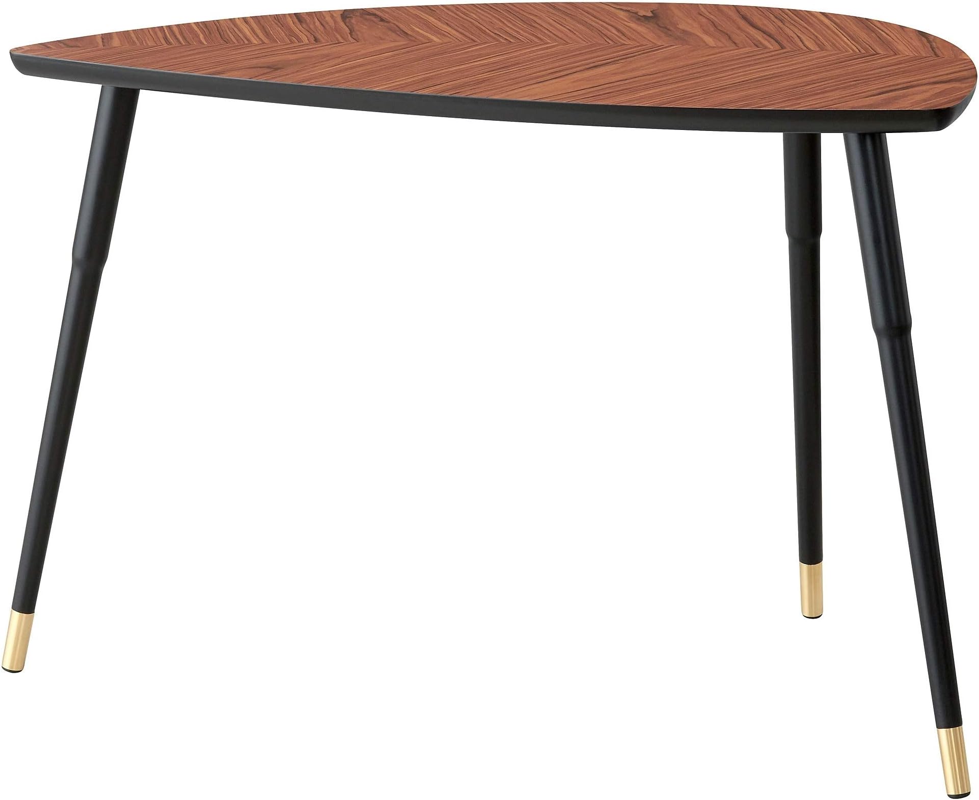 Side Table Medium Brown, Durable, Stain Resistant, Easy to Keep Clean. Assembled Size Length: 77 cm Width: 39 cm Height: 51 cm