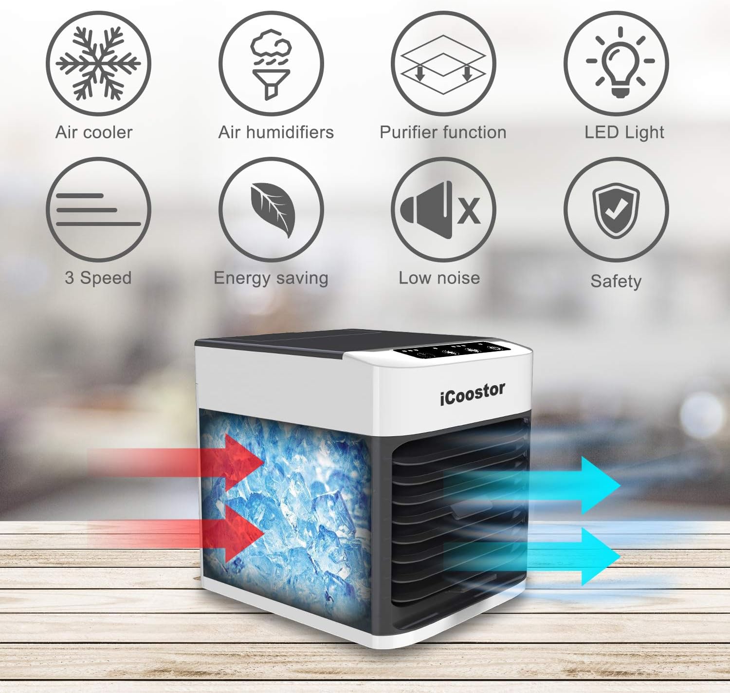 iCoostor Personal Space Air Cooler Portable Evaporative Air Cooler