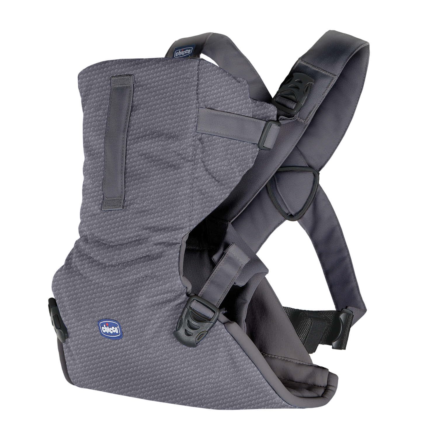 Chicco Easyfit Marsupio Neonati Ergonomico per Bebè e Bambini dalla Nascita a 9 Kg, Porta Bebè Semplice e Intuitivo da Indossare, Fronte Mamma e Fronte Strada, Supporto per Testa e Collo, Grigio