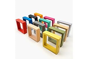 AILISON 12-Pack Mini Shadow Boxes for Effortless Display and Protection