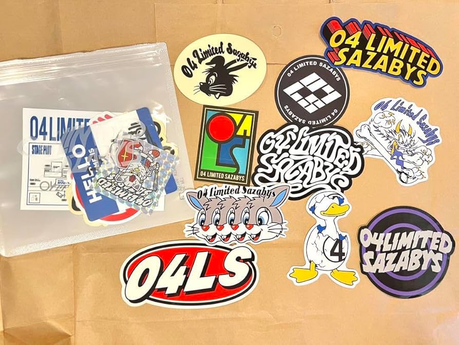 Amazon.co.jp: 04 Limited Sazabys フォーリミ ステッカーセット