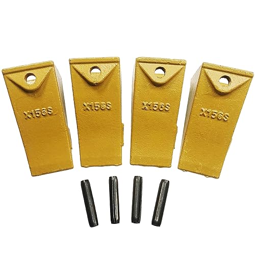 Miniatura 8 de BDI Wear Parts X156S - Dientes de cubo retroexcavadora con pasadores para minicargadora y minisavadora, paquete de 5