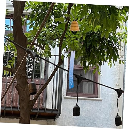 Miniatura 9 de DECHOUS 2Pcs Retro Hanging Wind Chime Pendant Wind Bell Outdoor Garden Courtyard Patio Decor with Relaxing Sound