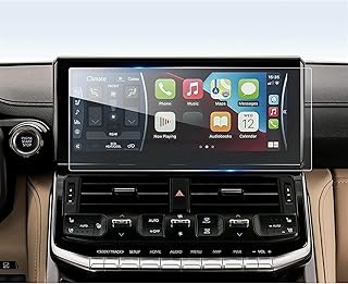 SHAARI Screen Protector Foils Compatible With Toyota For Land For Cruiser LC300 2022 12.3 Inch Screen Tempered Glass Car GPS Navigation Screen Protector Display Protective Film