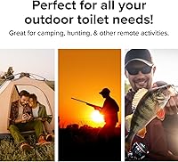 Vista 3 de Bolsas de basura de inodoro Camco - Cuenta con un polvo biodegradable y diseño de doble bolsa a prueba de fugas - Excelente para campamentos, viajes