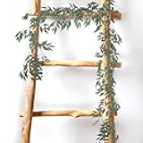 2 Pack Artificial Bamboo Greenery Garland, Faux Silk Leaves Vines, Fake Spring Plants, for Wedding Arch & Backrop Decor, Mantel & Indoor Outdoor Wall Decor, 6 Feet/pcs
