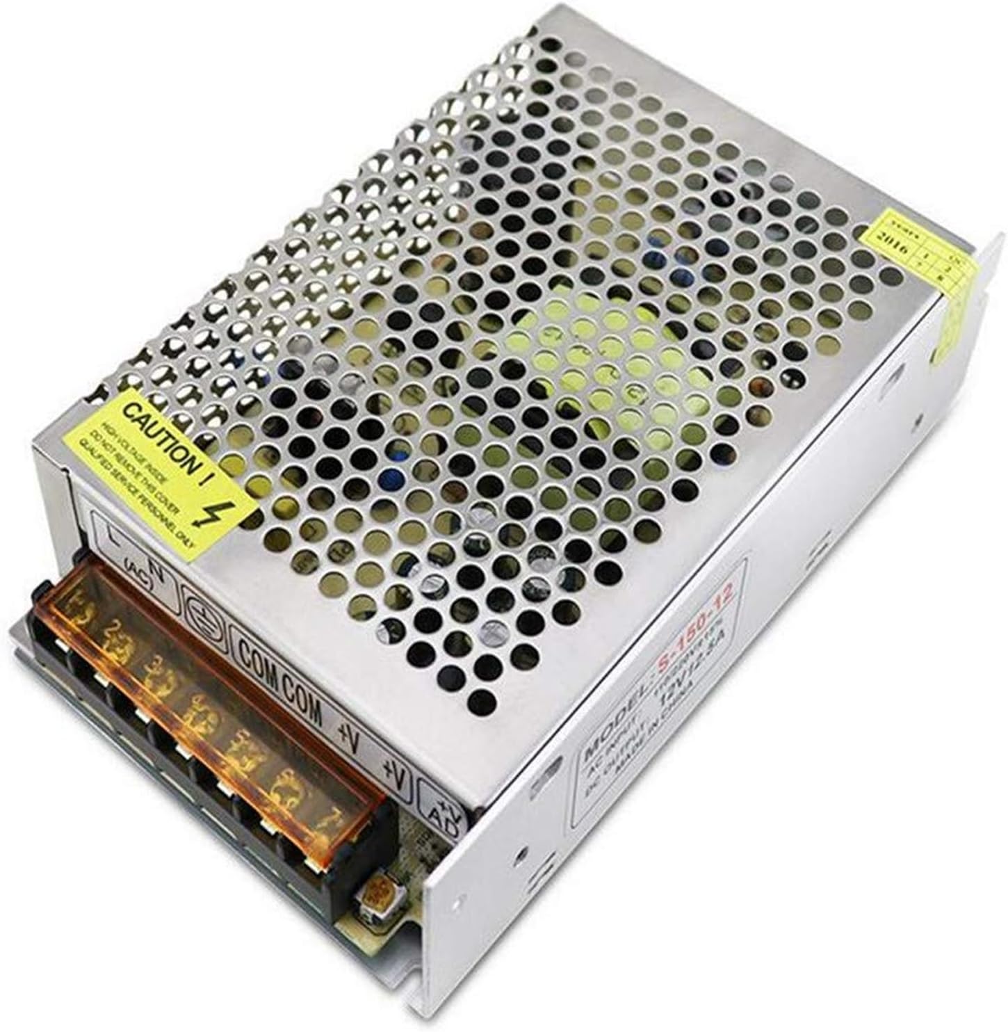 AC 110/120 to DC 12V 10A 120W Power Supply, Universal Switching Transformer Adapter for Raspberry PI Models, CCTV, Radio, Computer Project, LED Strips Pixel Lights