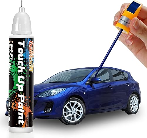 Pintura de retoque para automóviles, pintura automotriz, bolígrafo de pintura de retoque azul dos en uno, solución rápida y fácil para reparar