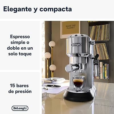 Máquina para hacer café de'longhi dedica