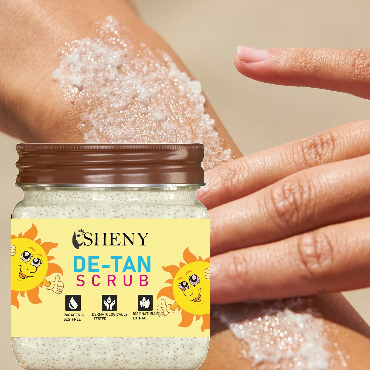 De-Tan Face and Body Scrub Formulated to Gently Exfoliate, Remove Surface Tan, and Reveal a Brighter, More Even Skin Tone-picture-33