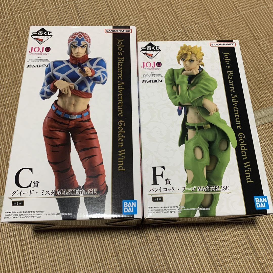 Amazon.co.jp: ジョジョの奇妙な冒険 一番くじ C賞 F賞 フィギュア 2個 
