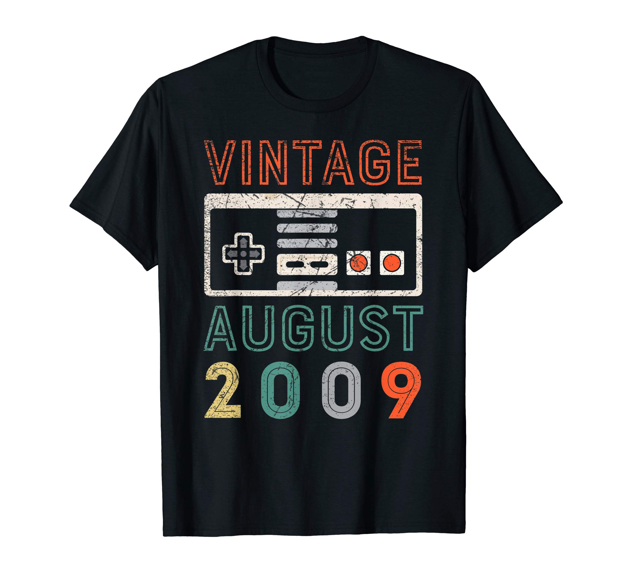 Vintage August 2009 10th Birthday Shirt 10 Year Old Shirt